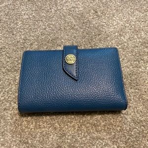 SOLD Blue Leather Michael Koran Wallet